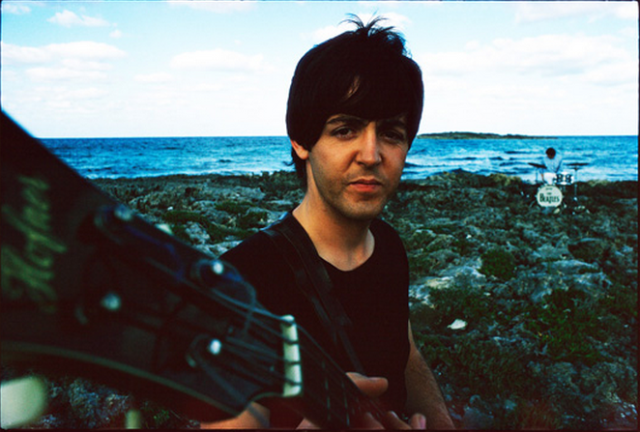 Paul filming 'Help' in the Bahamas, 1965