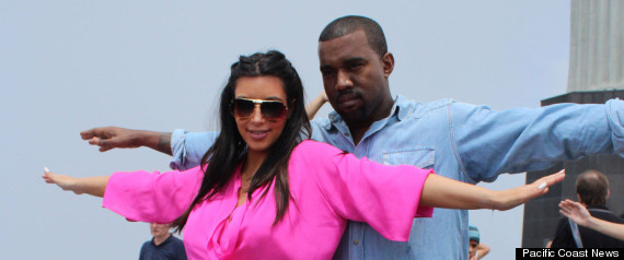 Kim Kardashian and Kanye West visit the Christ the Redeemer statue in Rio de Janerio